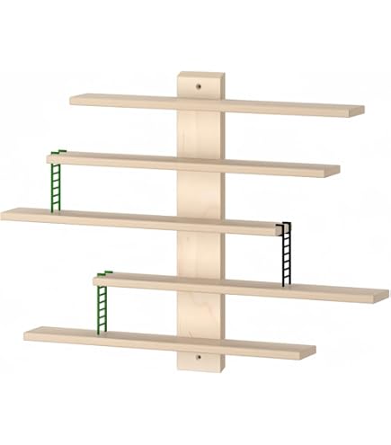 Amazon.com: IKEA LUSTIGT Wall Shelf,Wooden, 37x37 cm (14 5/8x14 5